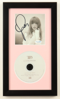 Taylor Swift Signed Custom Framed "The Tortured Poets Department" CD Album Insert Display With Disc (AutographCOA) at PristineAuction.com
