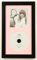 Taylor Swift Signed Custom Framed "The Tortured Poets Department" CD Album Insert Display With Disc (AutographCOA) at PristineAuction.com