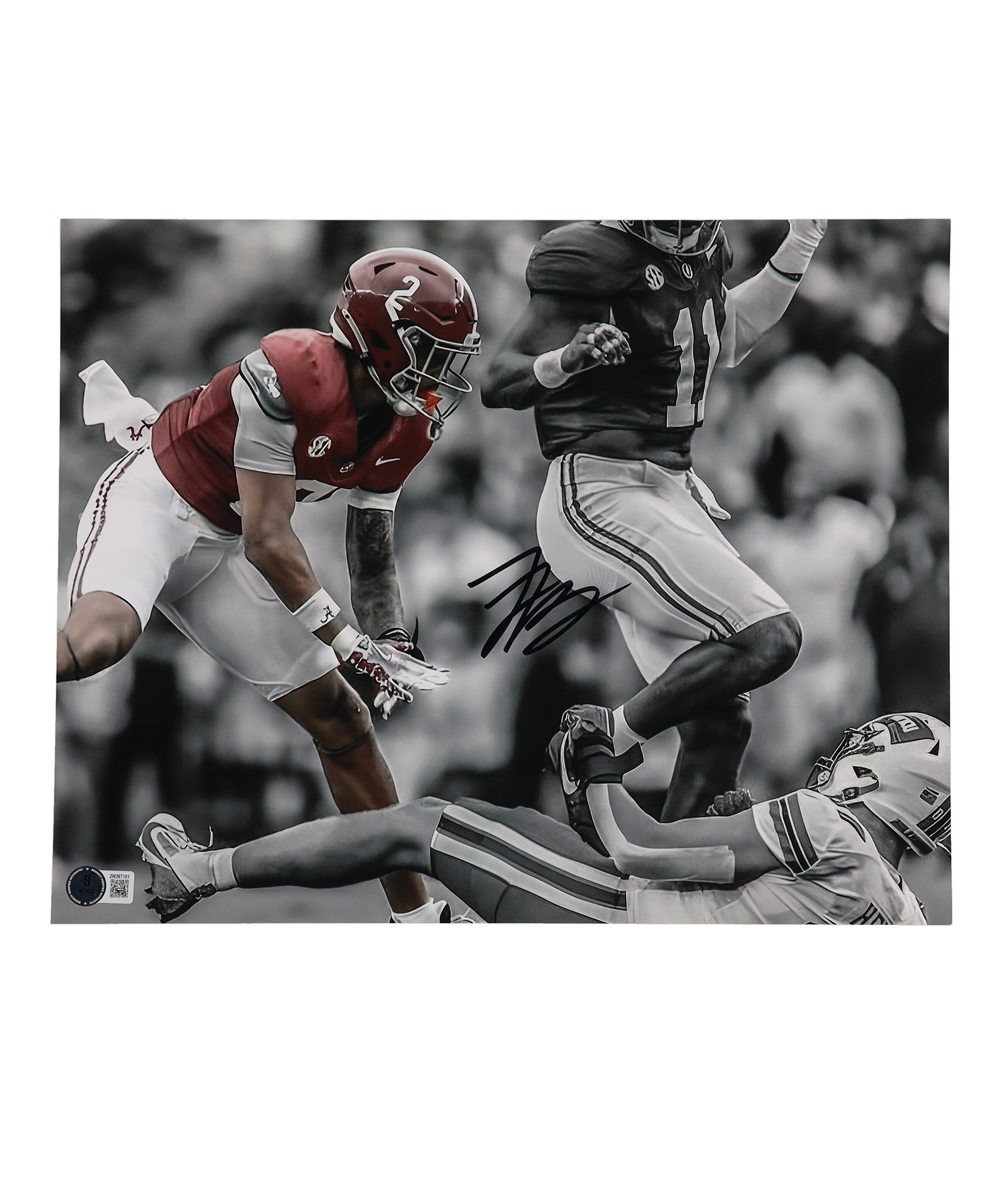 Zabien Brown Signed Alabama Crimson Tide 11x14 Photo (Beckett) at PristineAuction.com Zabien Brown Signed Alabama Crimson Tide 11x14 Photo (Beckett) at PristineAuction.com