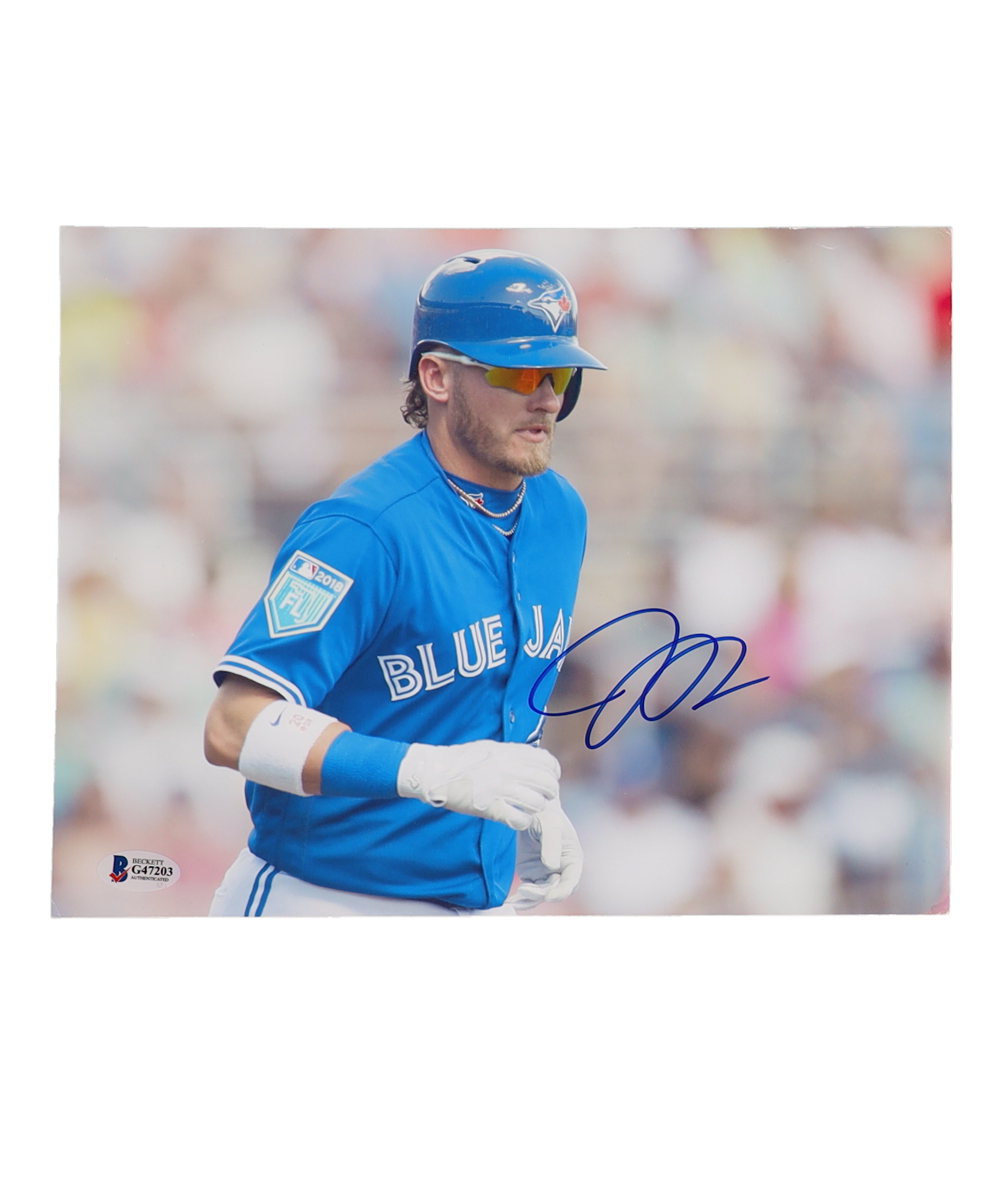 Josh Donaldson Signed Blue Jays 8.5x11 Photo (Beckett) at PristineAuction.com Josh Donaldson Signed Blue Jays 8.5x11 Photo (Beckett) at PristineAuction.com