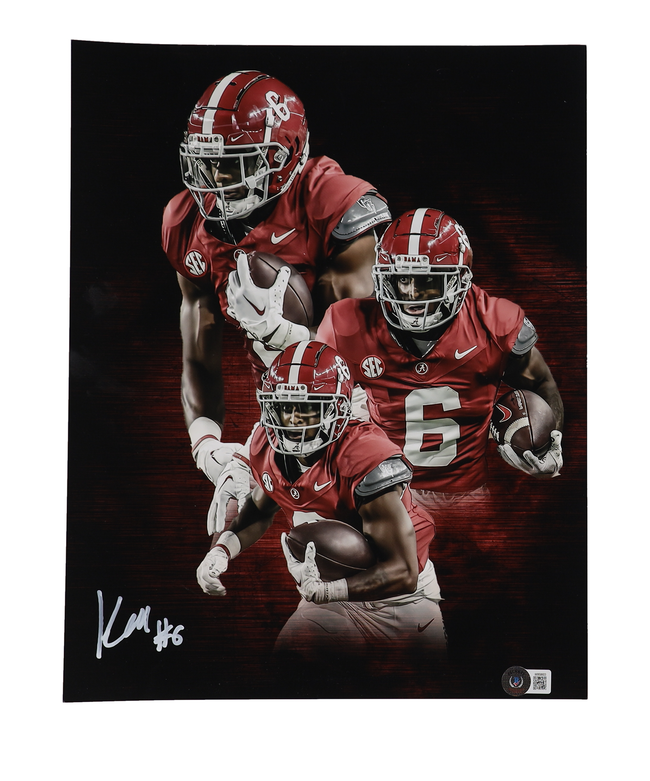 Kobe Prentice Signed Alabama Crimson Tide 11x14 Photo (Beckett) at PristineAuction.com Kobe Prentice Signed Alabama Crimson Tide 11x14 Photo (Beckett) at PristineAuction.com