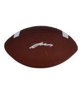 Tetairoa McMillan Signed ESPN Logo Football (JSA) at PristineAuction.com