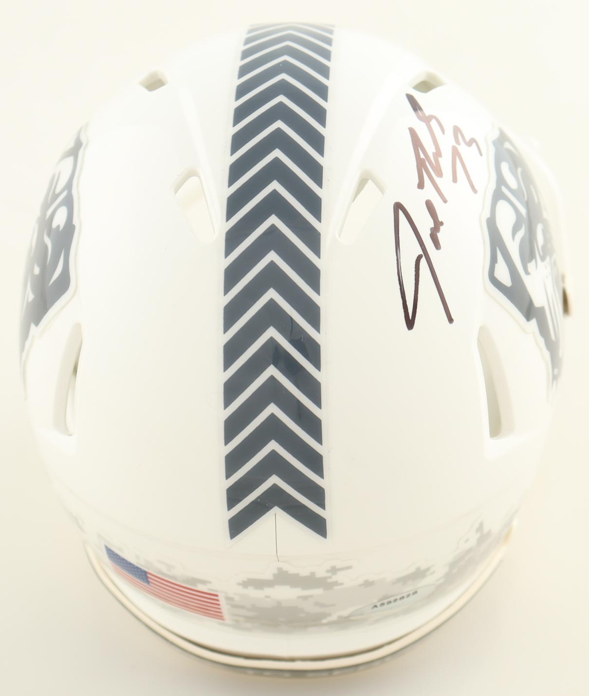 Joe Thomas Signed Browns Salute to Service Alternate Speed Mini Helmet (Schwartz) at PristineAuction.com Joe Thomas Signed Browns Salute to Service Alternate Speed Mini Helmet (Schwartz) at PristineAuction.com