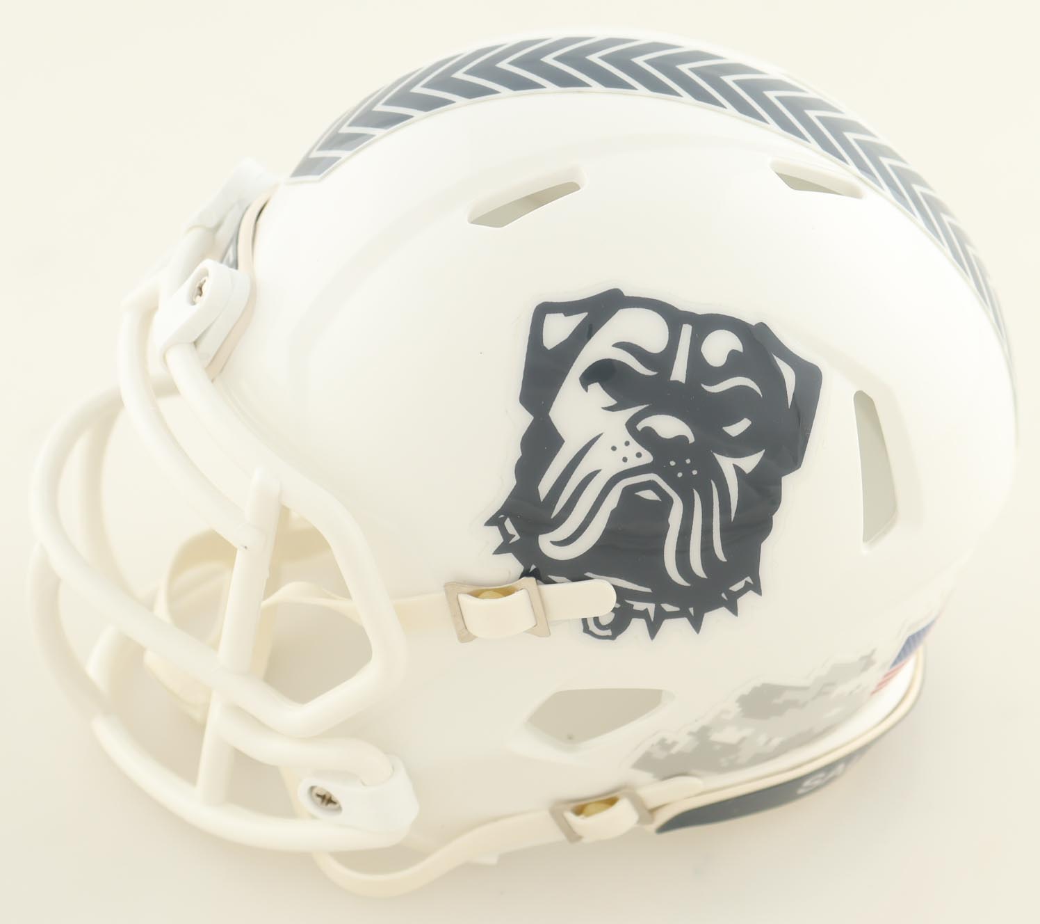 Joe Thomas Signed Browns Salute to Service Alternate Speed Mini Helmet (Schwartz) at PristineAuction.com Joe Thomas Signed Browns Salute to Service Alternate Speed Mini Helmet (Schwartz) at PristineAuction.com