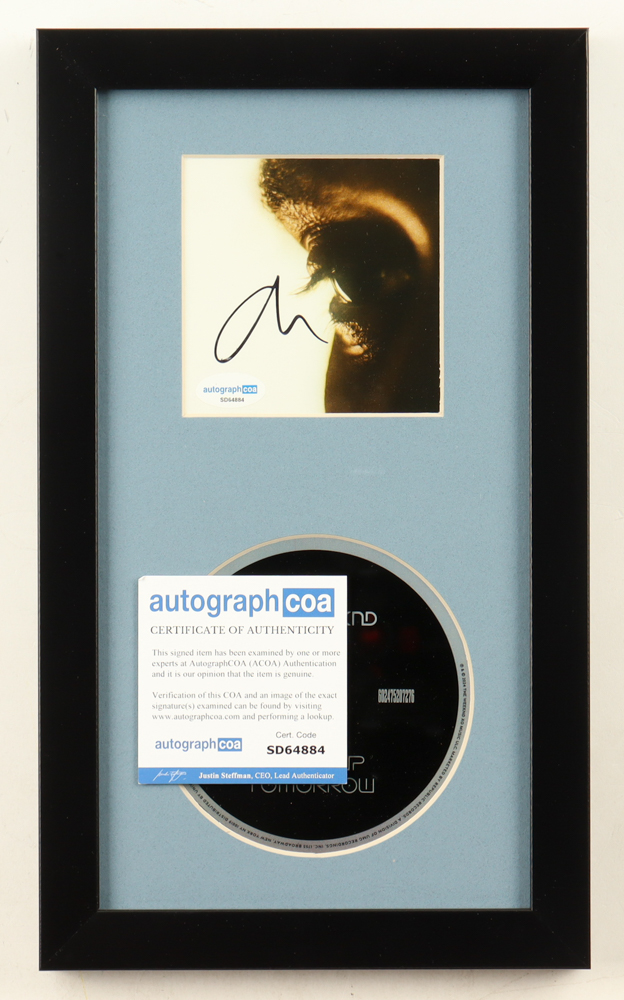The Weeknd Signed "Hurry Up Tomorrow" Custom Framed CD Album Insert Display With Disc (AutographCOA) at PristineAuction.com The Weeknd Signed "Hurry Up Tomorrow" Custom Framed CD Album Insert Display With Disc (AutographCOA) at PristineAuction.com