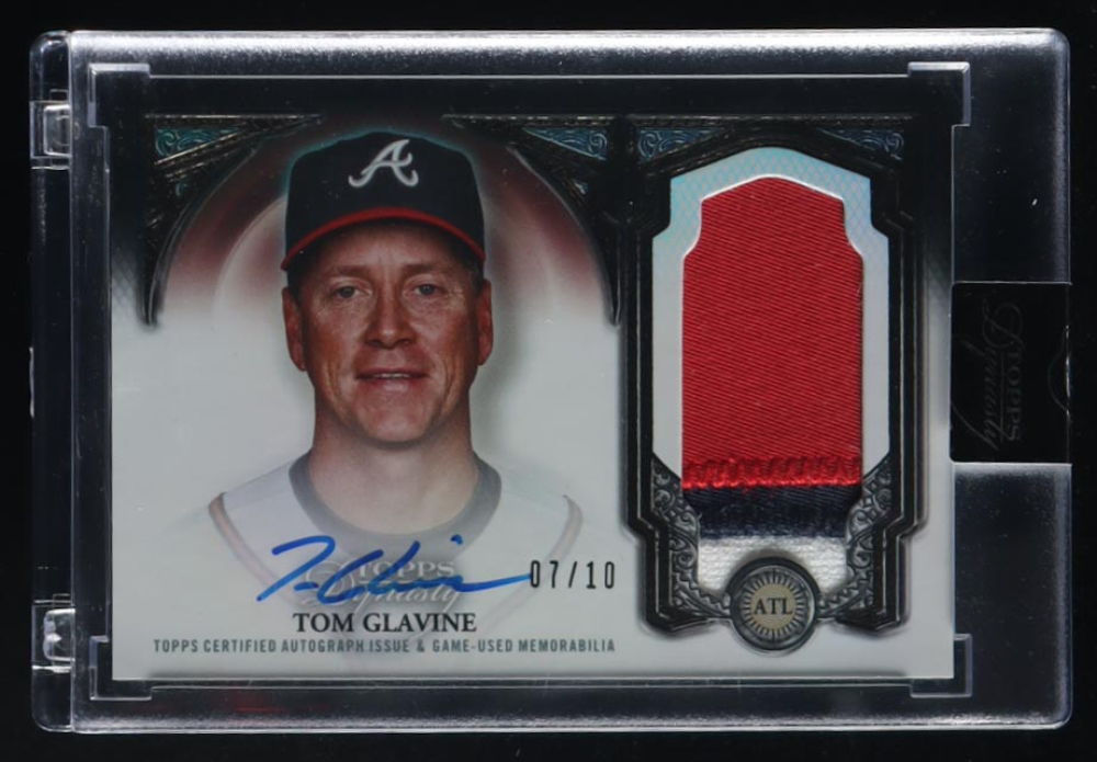 Tom Glavine 2023 Topps Dynasty Autograph Patches #DAPTG2 #07/10