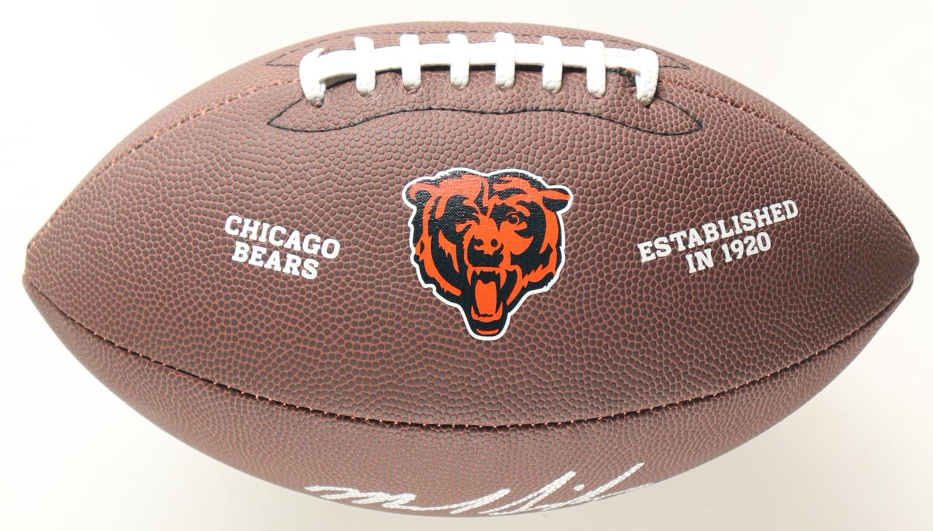 Mike Singletary Signed Bears Logo NFL Football Inscribed "HOF 98" (Schwartz) at PristineAuction.com Mike Singletary Signed Bears Logo NFL Football Inscribed "HOF 98" (Schwartz) at PristineAuction.com