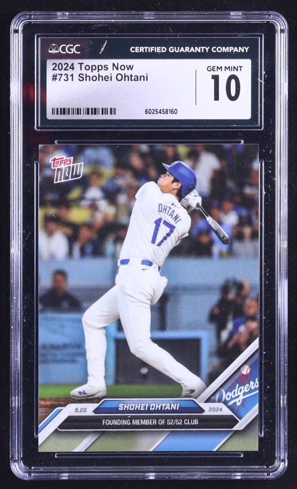 Shohei Ohtani 2024 Topps Now #731 (CGC 10) at PristineAuction.com Shohei Ohtani 2024 Topps Now #731 (CGC 10) at PristineAuction.com