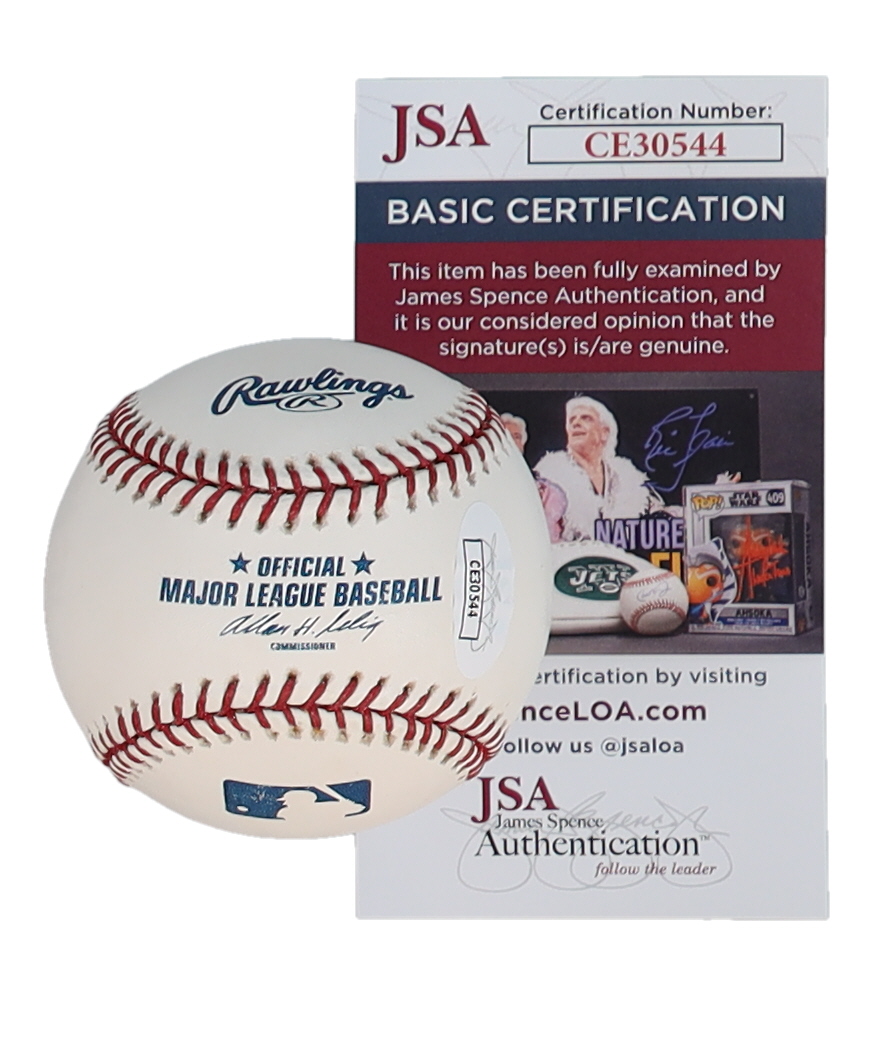 Red Schoendienst Signed OML Baseball Inscribed "HOF 89" (JSA) at PristineAuction.com Red Schoendienst Signed OML Baseball Inscribed "HOF 89" (JSA) at PristineAuction.com