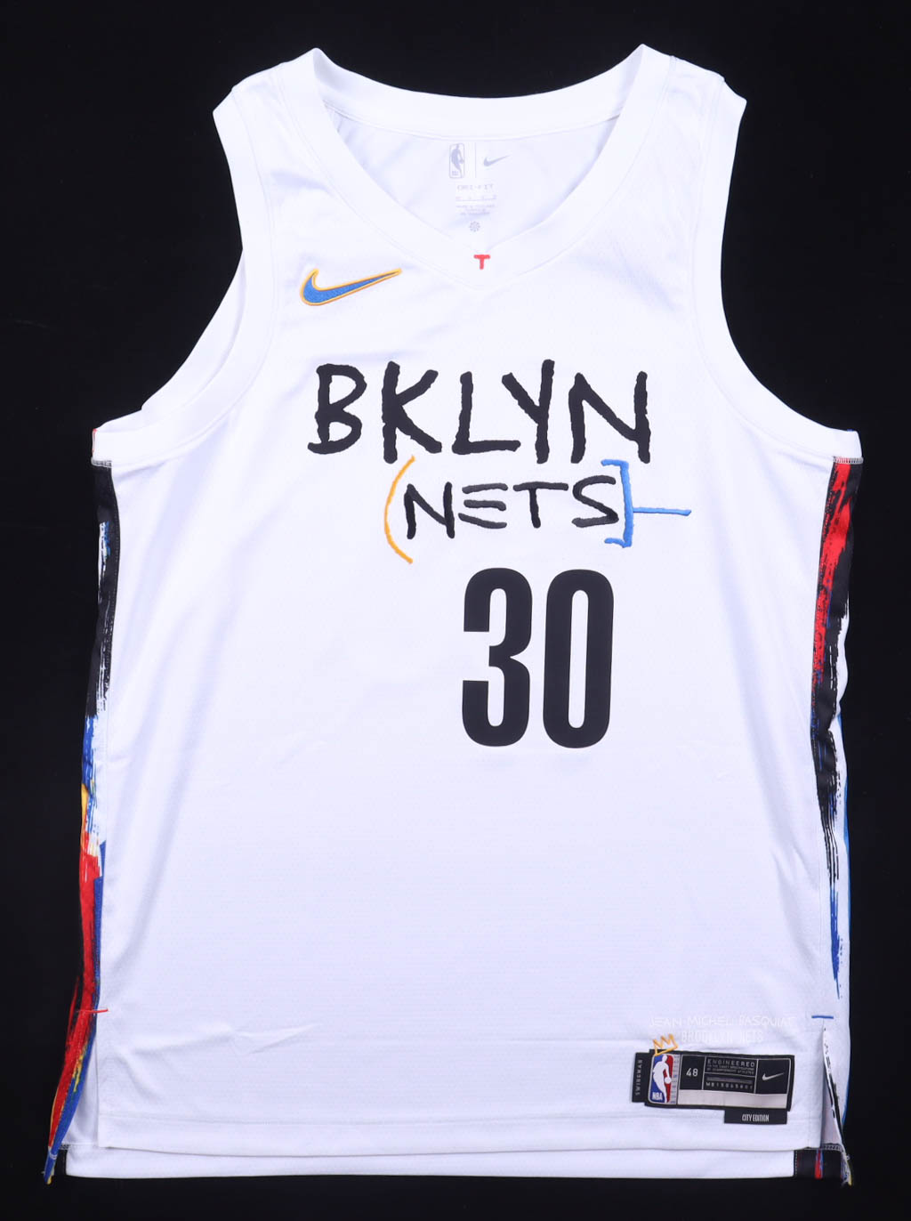 Seth Curry Signed Nets Nike Authentic Jersey Inscribed "Basquiat Brooklyn!" (JSA) at PristineAuction.com Seth Curry Signed Nets Nike Authentic Jersey Inscribed "Basquiat Brooklyn!" (JSA) at PristineAuction.com