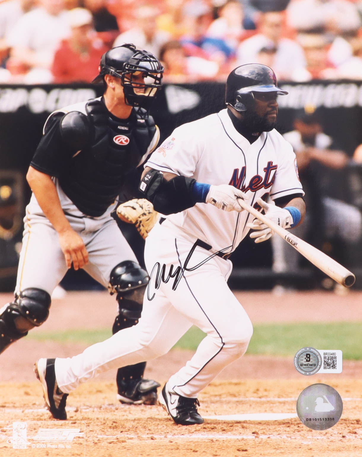 Mo Vaughn Signed Mets 8x10 Photo (Beckett) at PristineAuction.com Mo Vaughn Signed Mets 8x10 Photo (Beckett) at PristineAuction.com