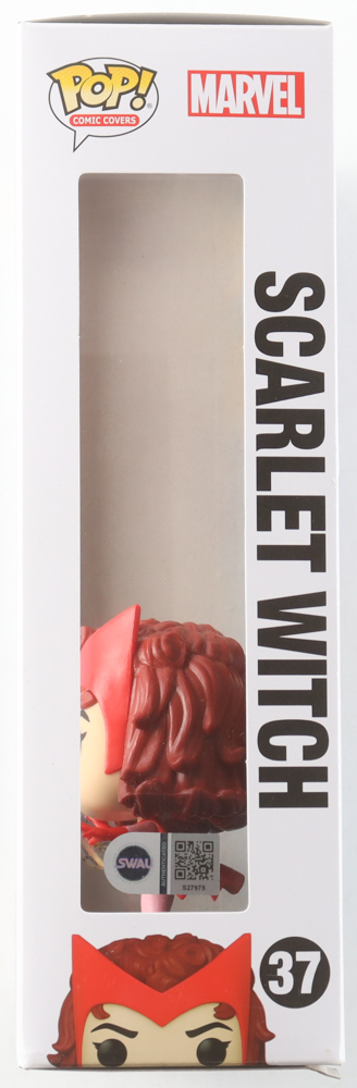 Elizabeth Olsen Signed "Marvel" #37 Scarlet Witch Funko Pop! Comic Covers Vinyl Figure Inscribed "Scarlet Witch" (SWAU) at PristineAuction.com Elizabeth Olsen Signed "Marvel" #37 Scarlet Witch Funko Pop! Comic Covers Vinyl Figure Inscribed "Scarlet Witch" (SWAU) at PristineAuction.com