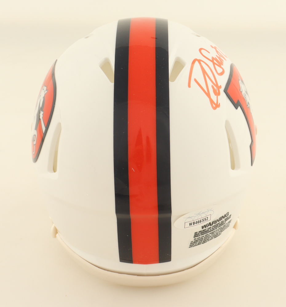 Rod Smith Signed Broncos Throwback Alternate Speed Mini Helmet (JSA) at PristineAuction.com Rod Smith Signed Broncos Throwback Alternate Speed Mini Helmet (JSA) at PristineAuction.com