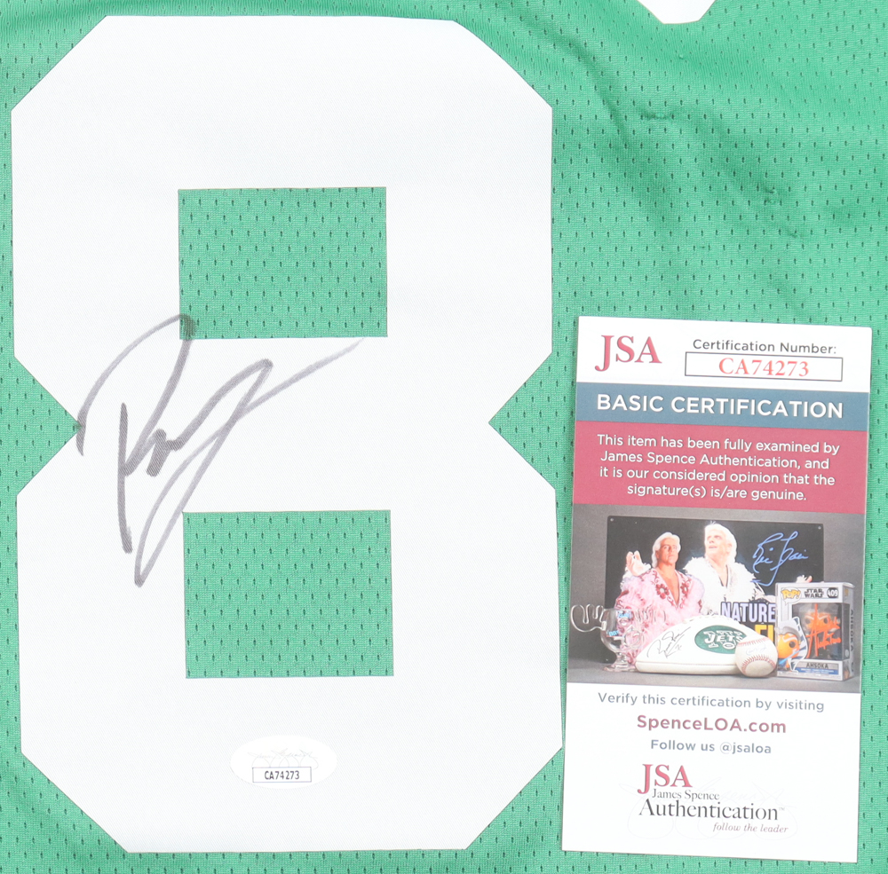 Kristaps Porzingis Signed Celtics Jersey (JSA) at PristineAuction.com Kristaps Porzingis Signed Celtics Jersey (JSA) at PristineAuction.com