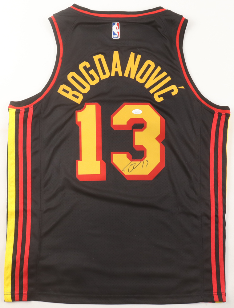 Bogdan Bogdanovic Signed Hawks Jersey (JSA) at PristineAuction.com Bogdan Bogdanovic Signed Hawks Jersey (JSA) at PristineAuction.com