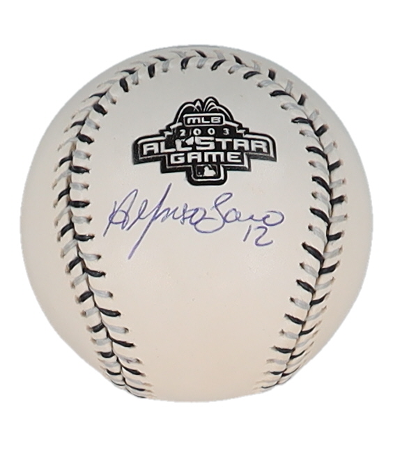 Alfonso Soriano Signed 2003 All-Star Game Logo Baseball (JSA) at PristineAuction.com Alfonso Soriano Signed 2003 All-Star Game Logo Baseball (JSA) at PristineAuction.com