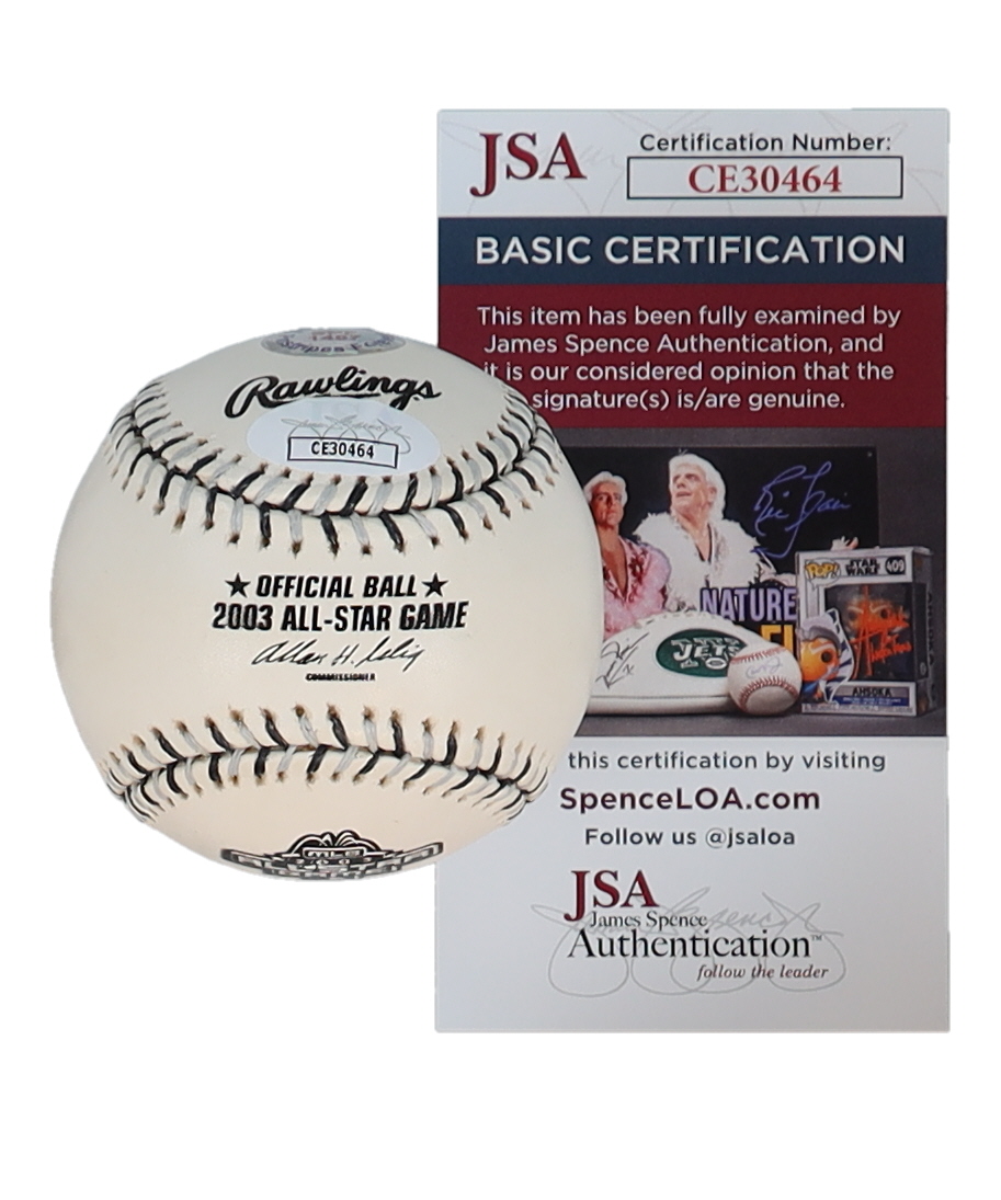 Alfonso Soriano Signed 2003 All-Star Game Logo Baseball (JSA) at PristineAuction.com Alfonso Soriano Signed 2003 All-Star Game Logo Baseball (JSA) at PristineAuction.com