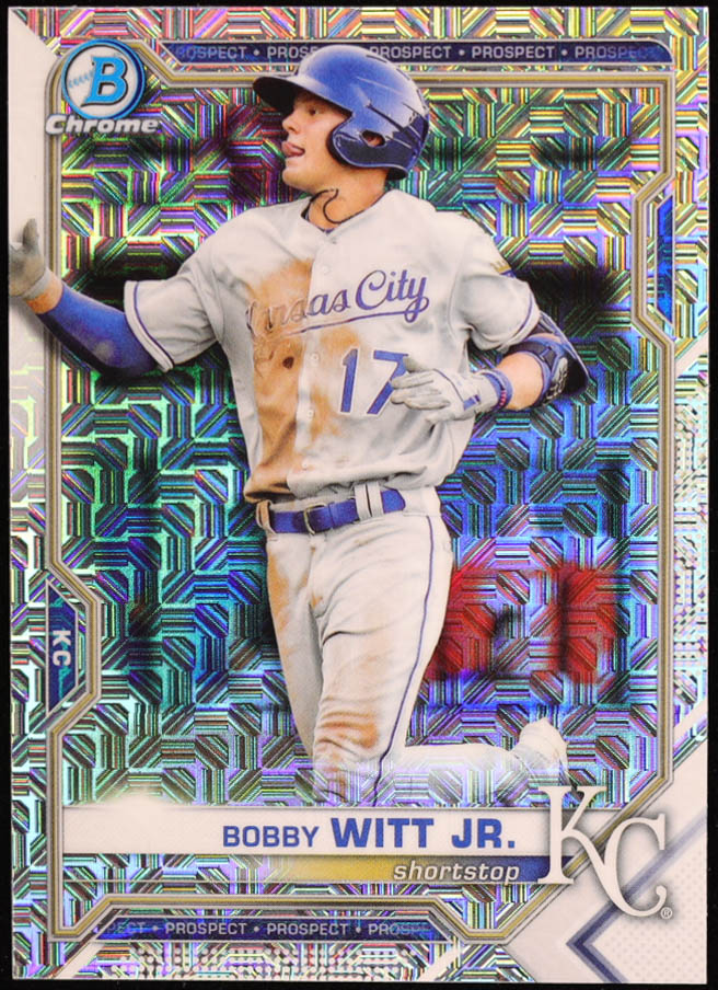 Bobby Witt Jr. 2021 Bowman Chrome Prospects Mega Box #BCP1 RC at PristineAuction.com Bobby Witt Jr. 2021 Bowman Chrome Prospects Mega Box #BCP1 RC at PristineAuction.com