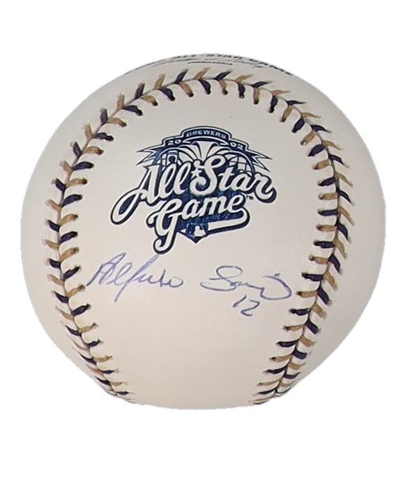 Alfonso Soriano Signed 2002 All-Star Game Logo Baseball (JSA) at PristineAuction.com Alfonso Soriano Signed 2002 All-Star Game Logo Baseball (JSA) at PristineAuction.com