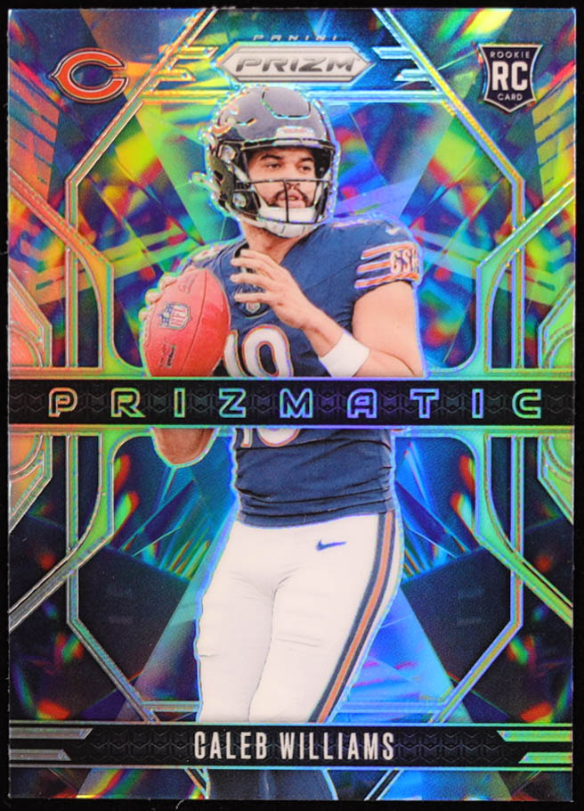 Caleb Williams 2024 Panini Prizm Prizmatic Silver Prizms RC #1 at PristineAuction.com Caleb Williams 2024 Panini Prizm Prizmatic Silver Prizms RC #1 at PristineAuction.com
