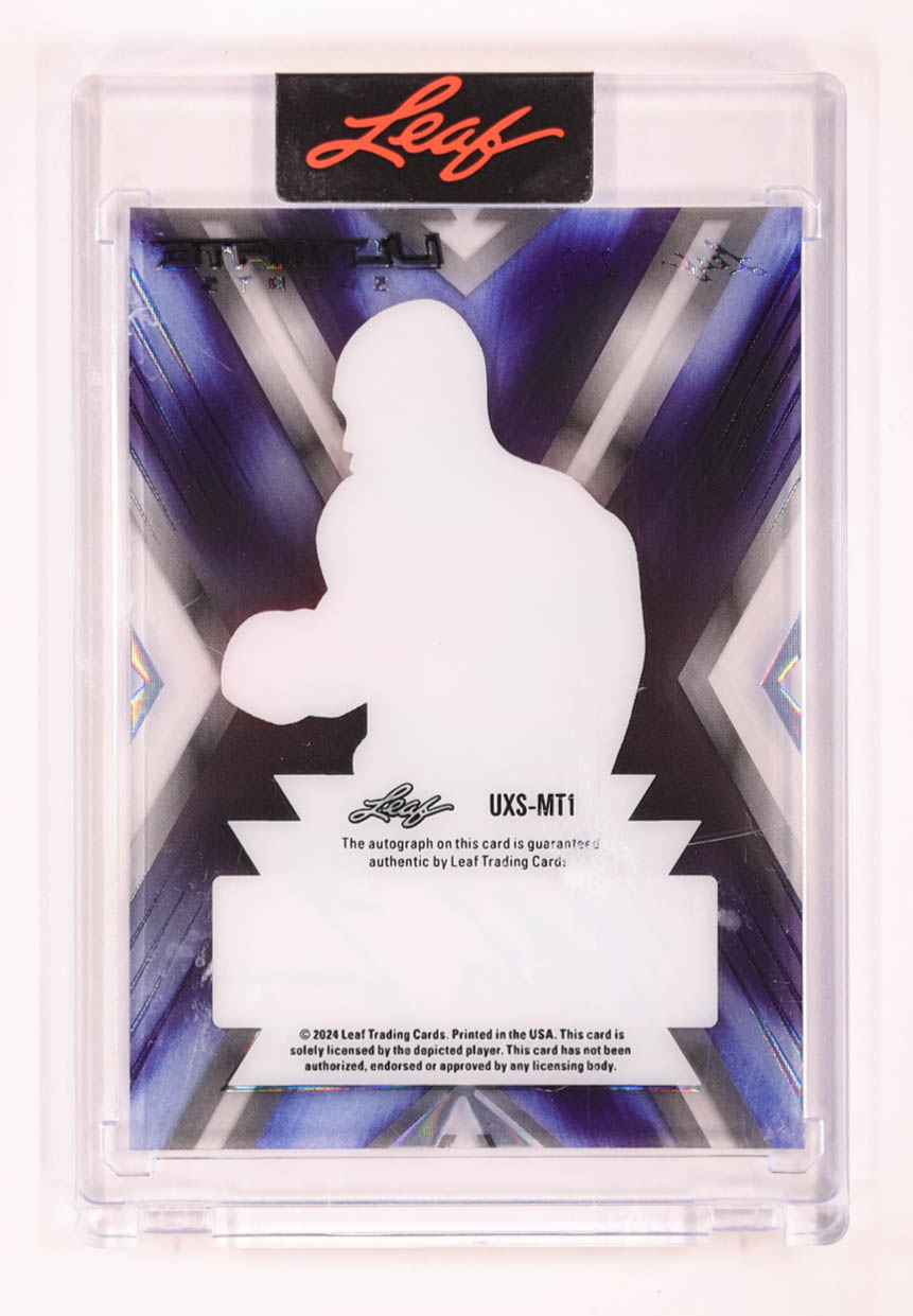 Mike Tyson 2024 Leaf Ultimate Sports X Signature Blue #UXSMT1 #2/3 at PristineAuction.com Mike Tyson 2024 Leaf Ultimate Sports X Signature Blue #UXSMT1 #2/3 at PristineAuction.com
