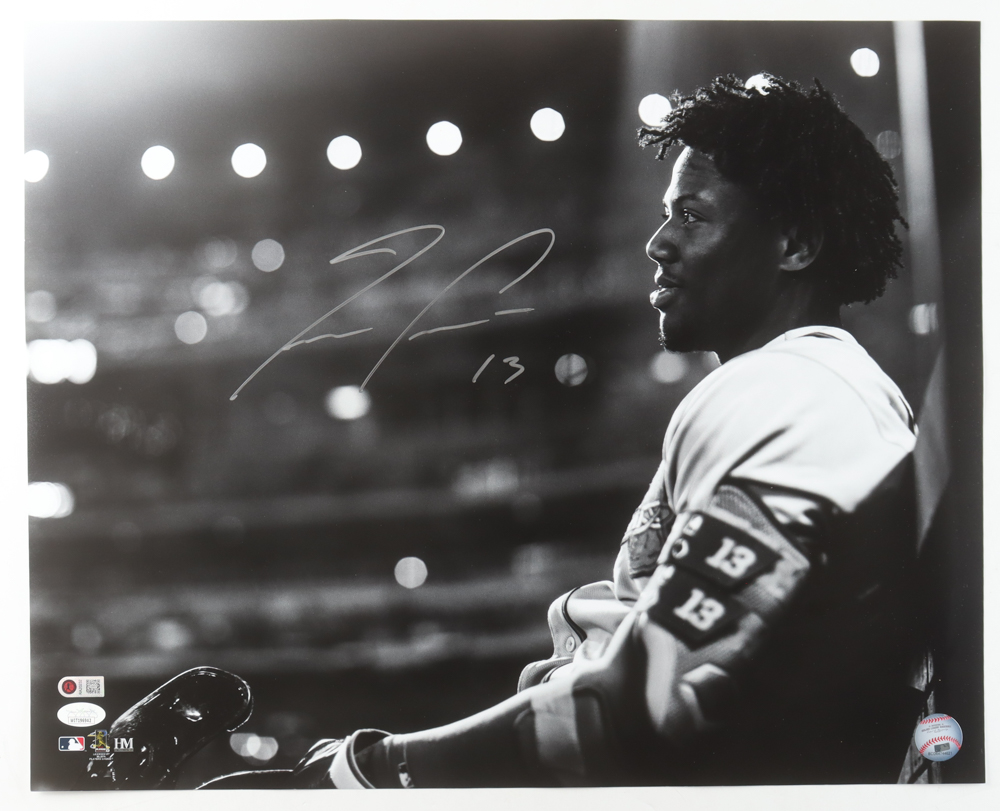 Ronald Acuna Jr. Signed Braves 16x20 Photo (Acuna Jr. & JSA) at PristineAuction.com Ronald Acuna Jr. Signed Braves 16x20 Photo (Acuna Jr. & JSA) at PristineAuction.com