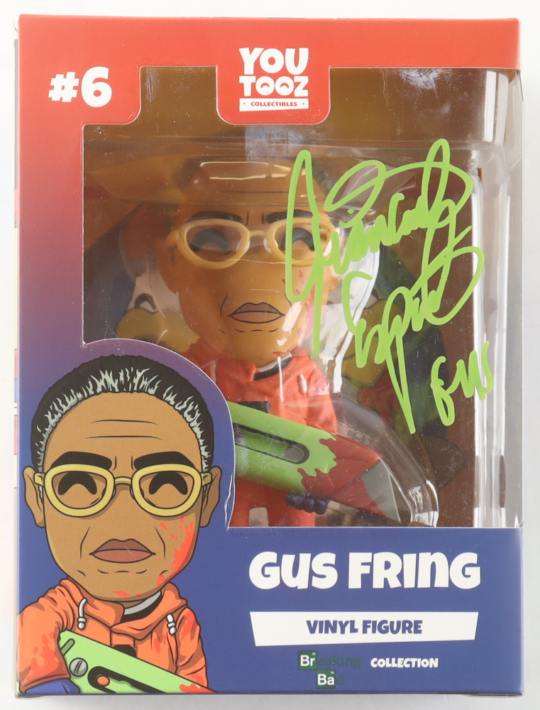 Giancarlo Esposito Signed "Breaking Bad" #6 Gus Fring YouTooz Vinyl Figure Inscribed "Gus" (Beckett) at PristineAuction.com Giancarlo Esposito Signed "Breaking Bad" #6 Gus Fring YouTooz Vinyl Figure Inscribed "Gus" (Beckett) at PristineAuction.com