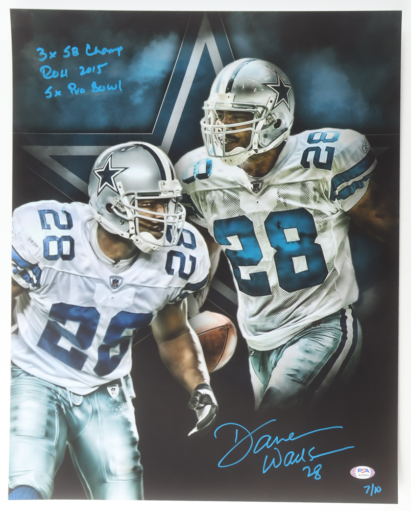 Darren Woodson Signed Cowboys LE 16x20 Photo Inscribed "3x SB Champ", "ROH 2015", & "5x Pro Bowl" (PSA) at PristineAuction.com Darren Woodson Signed Cowboys LE 16x20 Photo Inscribed "3x SB Champ", "ROH 2015", & "5x Pro Bowl" (PSA) at PristineAuction.com