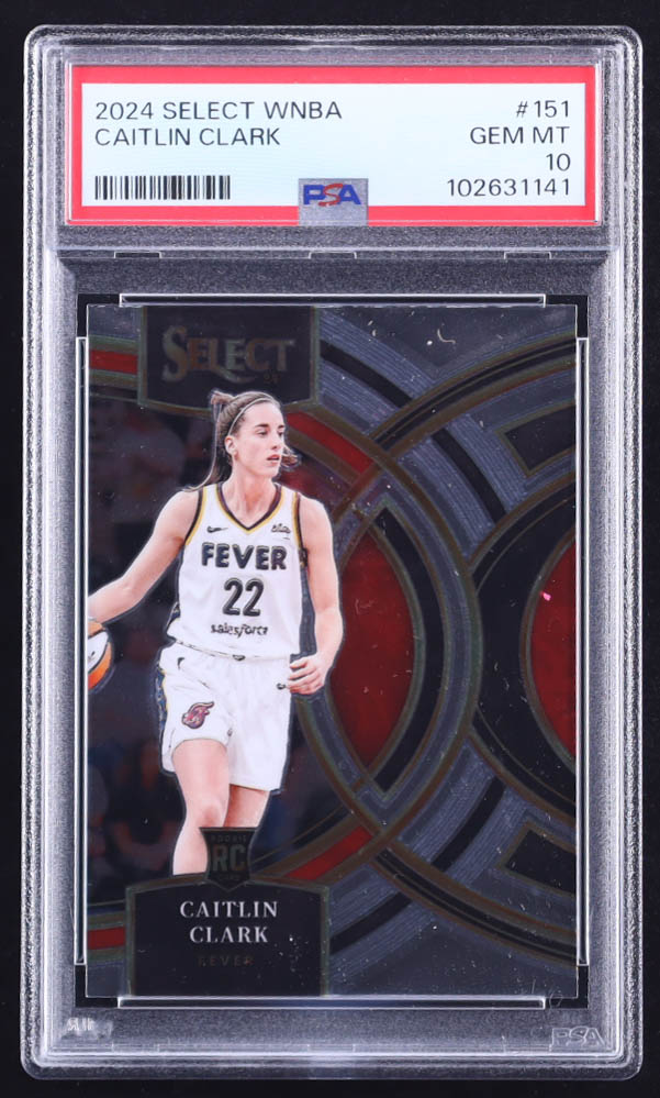Caitlin Clark 2024 Select WNBA #151 RC (PSA 10) at PristineAuction.com Caitlin Clark 2024 Select WNBA #151 RC (PSA 10) at PristineAuction.com