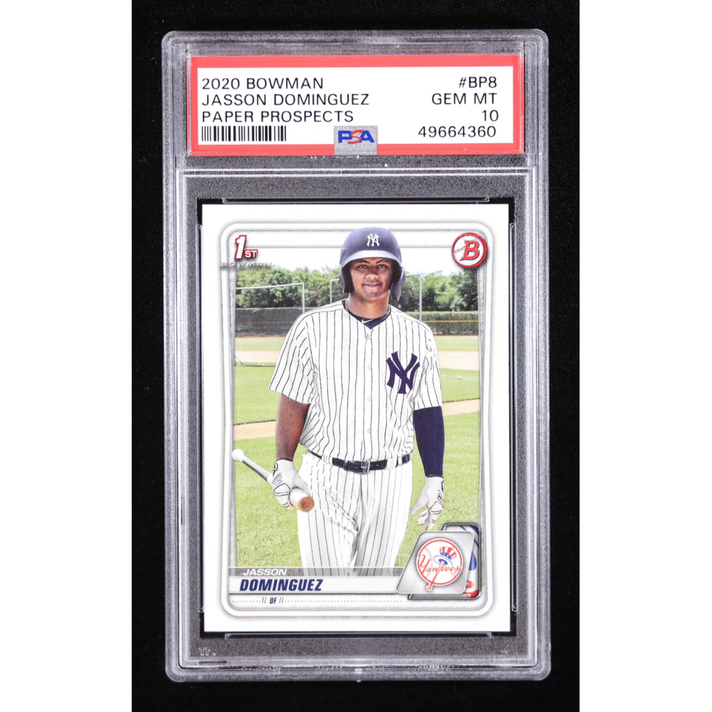 Jasson Dominguez 2020 Bowman Prospects #BP8 (PSA 10) at PristineAuction.com
