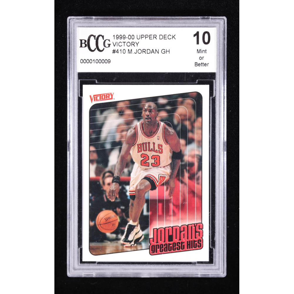 Michael Jordan 1999-00 Upper Deck Victory #410 (BCCG 10) at PristineAuction.com