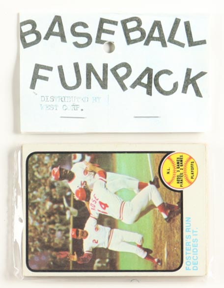 1973 Topps Baseball Card Fun Pack with (10) Cards at PristineAuction.com 1973 Topps Baseball Card Fun Pack with (10) Cards at PristineAuction.com