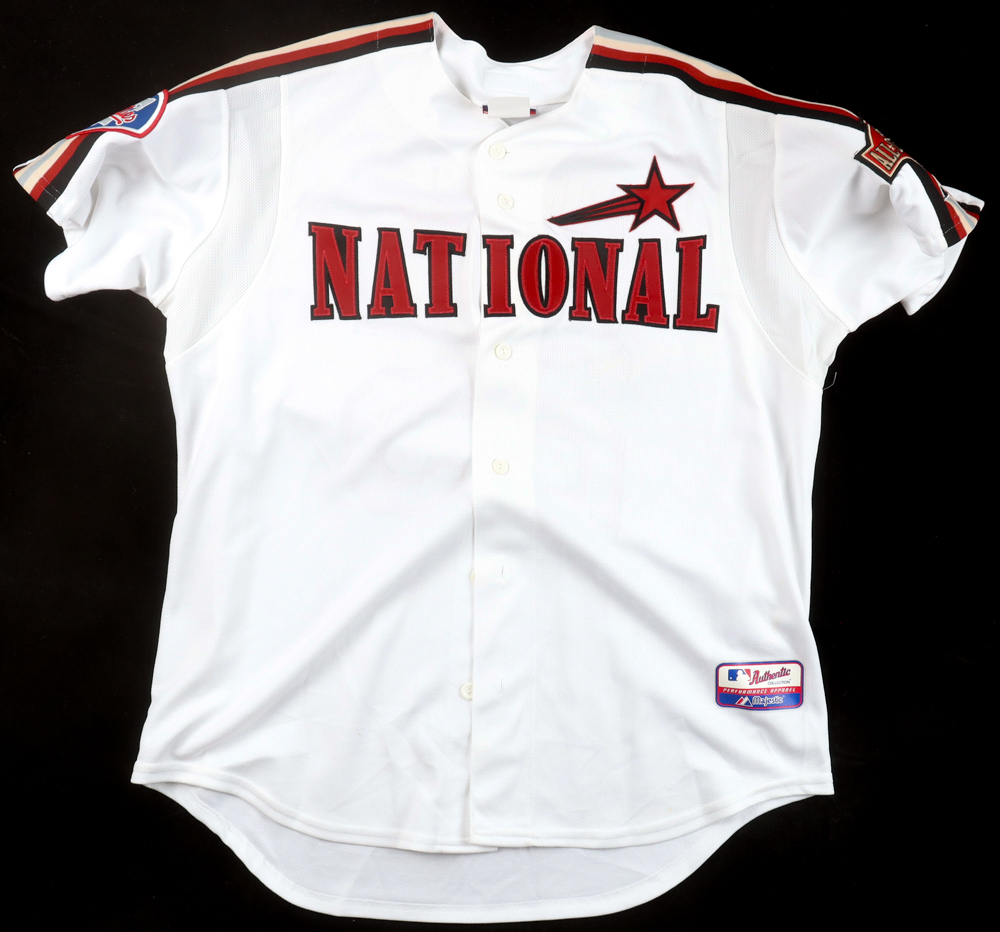 Jim Thome Signed 2004 All-Star Game Authentic Majestic Jersey Inscribed "To Happy" (JSA) at PristineAuction.com Jim Thome Signed 2004 All-Star Game Authentic Majestic Jersey Inscribed "To Happy" (JSA) at PristineAuction.com