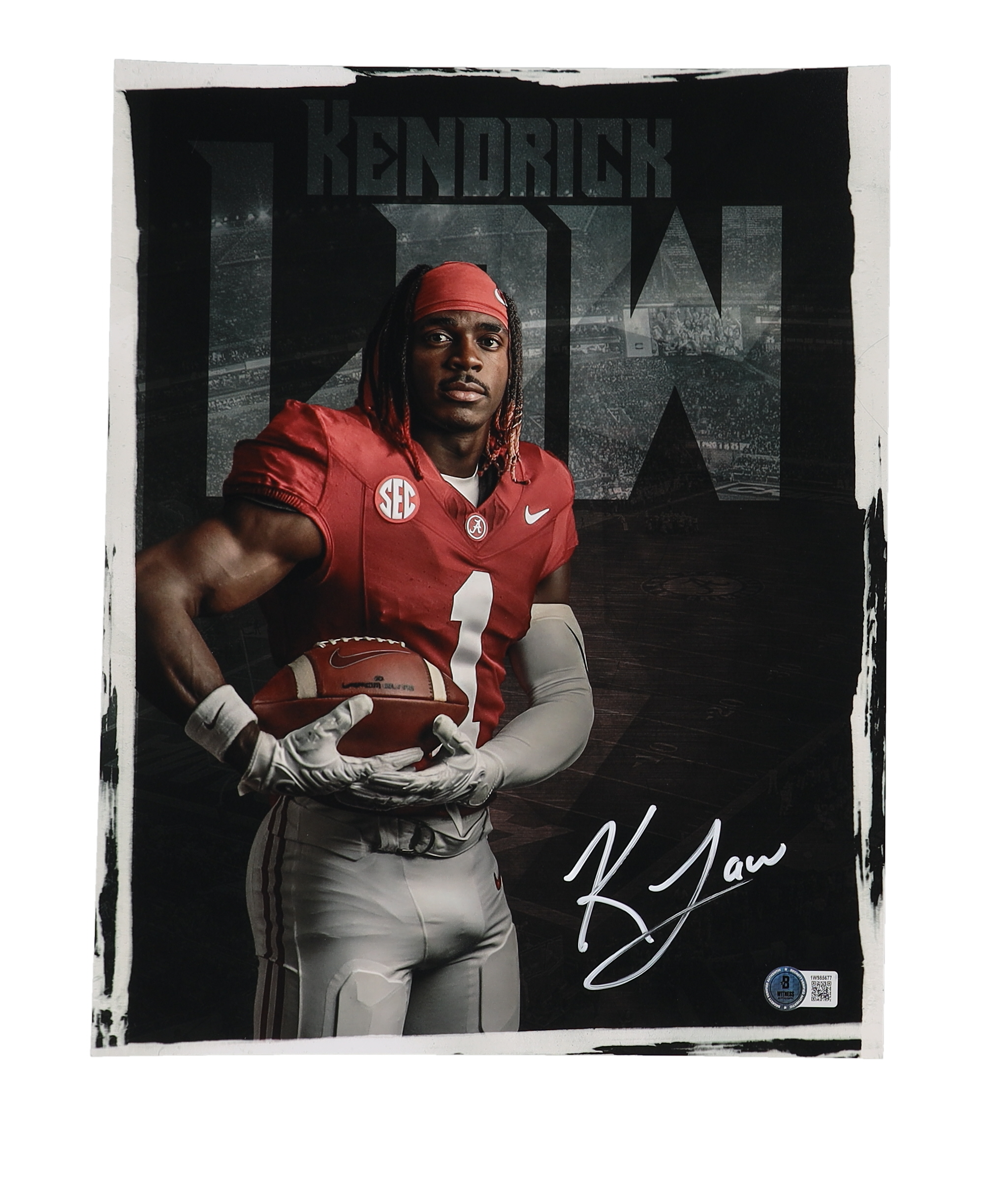 Kendrick Law Signed Alabama Crimson Tide 11x14 Photo (Beckett) at PristineAuction.com Kendrick Law Signed Alabama Crimson Tide 11x14 Photo (Beckett) at PristineAuction.com