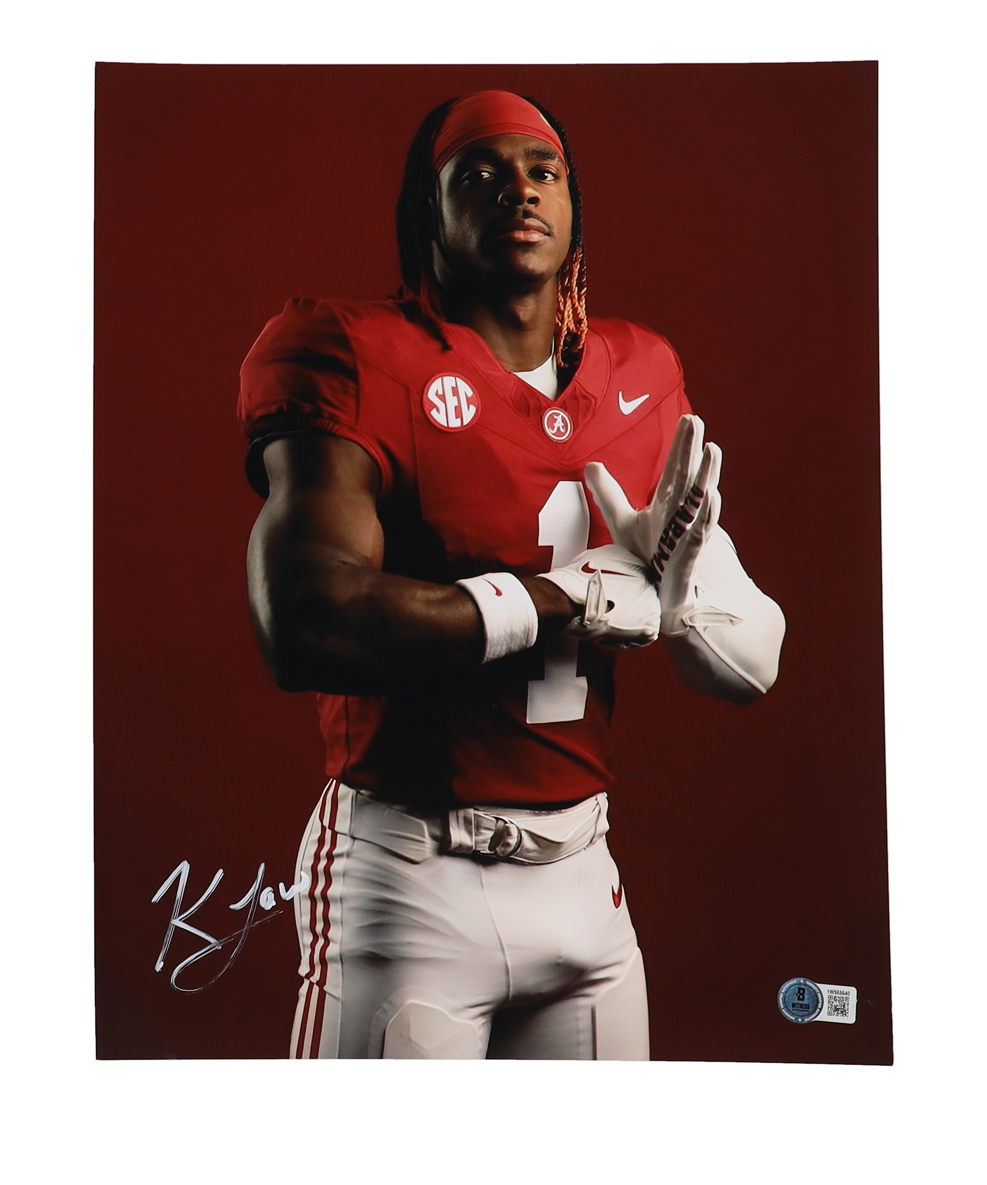 Kendrick Law Signed Alabama Crimson Tide 11x14 Photo (Beckett) at PristineAuction.com Kendrick Law Signed Alabama Crimson Tide 11x14 Photo (Beckett) at PristineAuction.com
