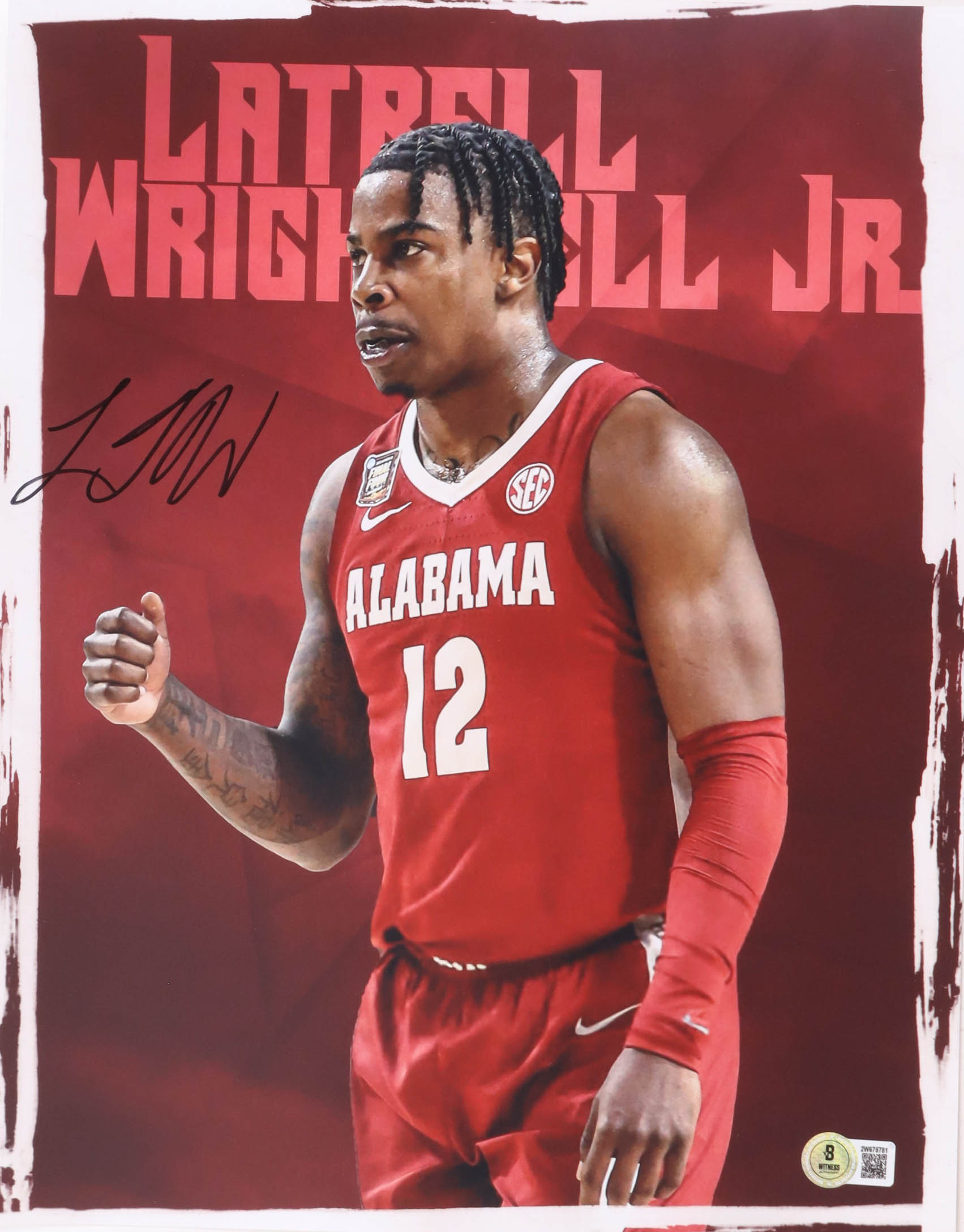Latrell Wrightsell Jr. Signed Alabama Crimson Tide 11x14 Photo (Beckett) at PristineAuction.com Latrell Wrightsell Jr. Signed Alabama Crimson Tide 11x14 Photo (Beckett) at PristineAuction.com