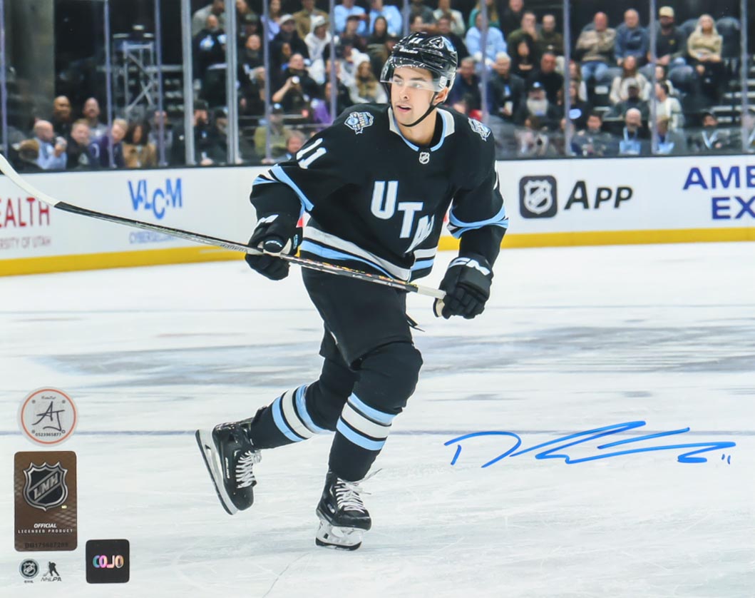 Dylan Guenther Signed Utah 8x10 Photo (COJO) at PristineAuction.com Dylan Guenther Signed Utah 8x10 Photo (COJO) at PristineAuction.com