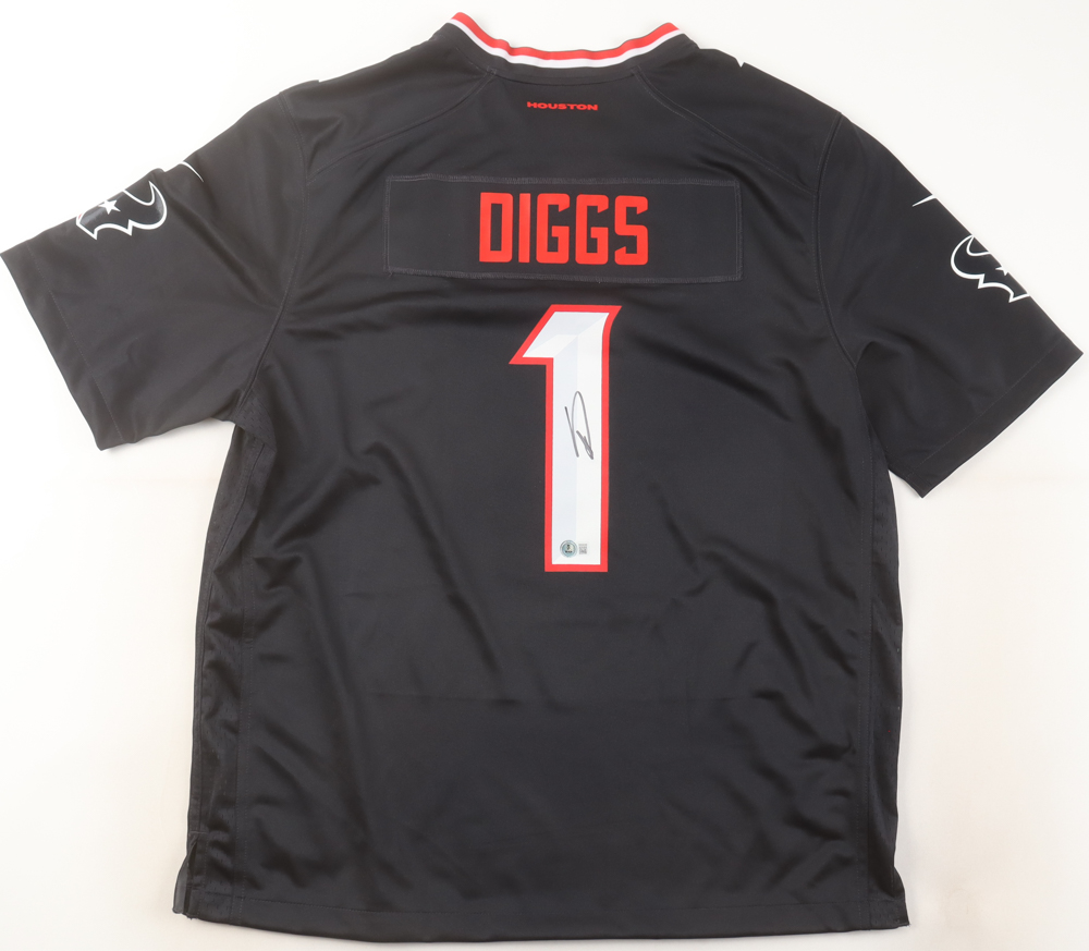 Stefon Diggs Signed Texans Authentic Nike Jersey (Beckett) at PristineAuction.com Stefon Diggs Signed Texans Authentic Nike Jersey (Beckett) at PristineAuction.com