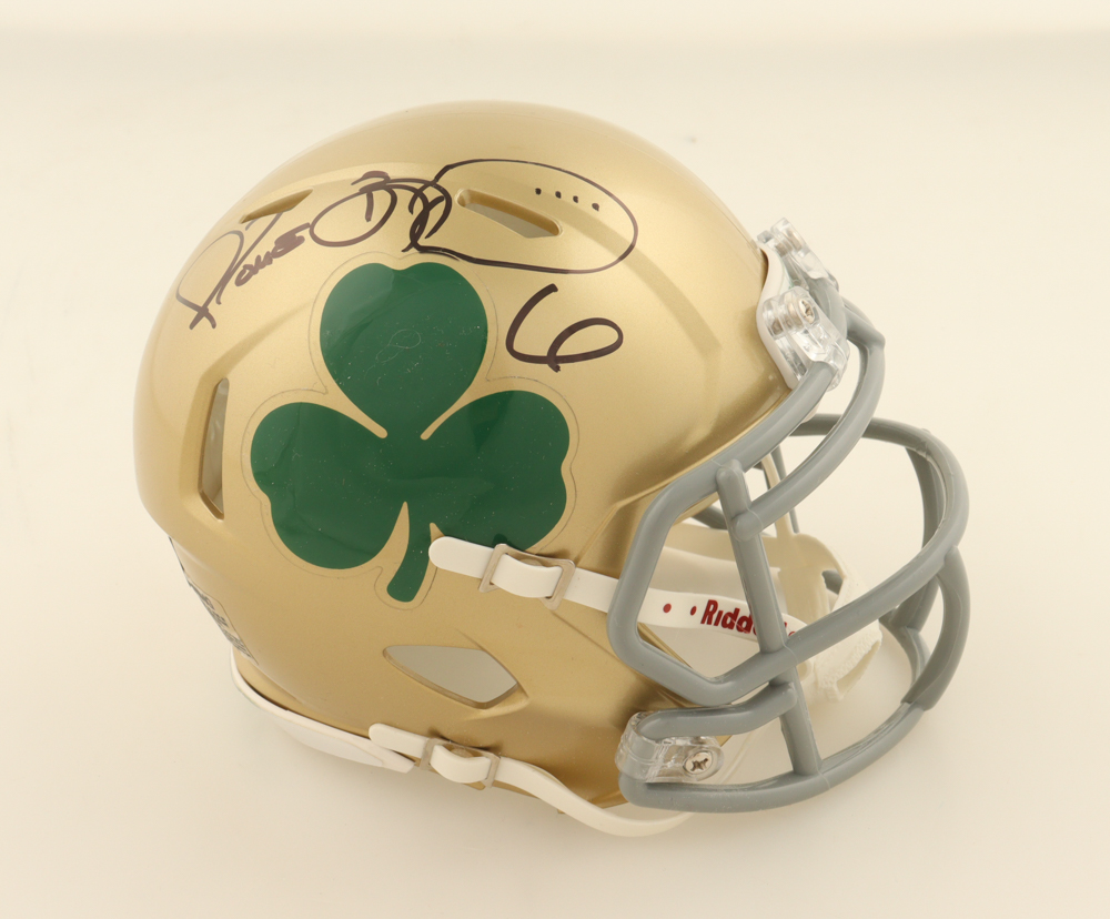 Jerome Bettis Signed Notre Dame Fighting Irish Speed Mini Helmet (Beckett) at PristineAuction.com Jerome Bettis Signed Notre Dame Fighting Irish Speed Mini Helmet (Beckett) at PristineAuction.com