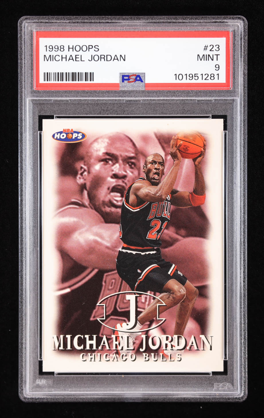Michael Jordan 1998-99 Hoops #23 (PSA 9) at PristineAuction.com Michael Jordan 1998-99 Hoops #23 (PSA 9) at PristineAuction.com