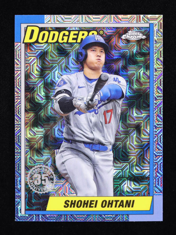 Shohei Ohtani 2025 Topps '90 Topps Silver Pack Chrome #T90C50 at PristineAuction.com Shohei Ohtani 2025 Topps '90 Topps Silver Pack Chrome #T90C50 at PristineAuction.com