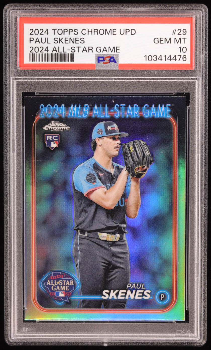 Paul Skenes 2024 Topps Chrome Update '24 All-Star Game #ASGC29 RC (PSA 10) at PristineAuction.com Paul Skenes 2024 Topps Chrome Update '24 All-Star Game #ASGC29 RC (PSA 10) at PristineAuction.com