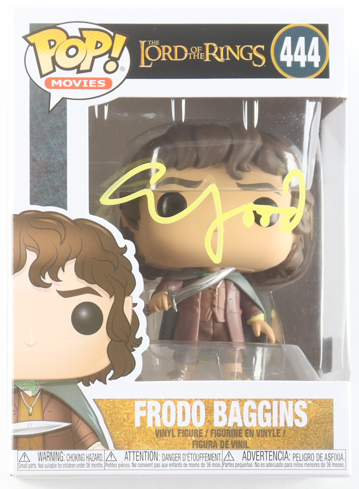 Elijah Wood Signed "The Lord of the Rings" #444 Frodo Baggins Funko Pop! Vinyl Figure (PA) at PristineAuction.com Elijah Wood Signed "The Lord of the Rings" #444 Frodo Baggins Funko Pop! Vinyl Figure (PA) at PristineAuction.com