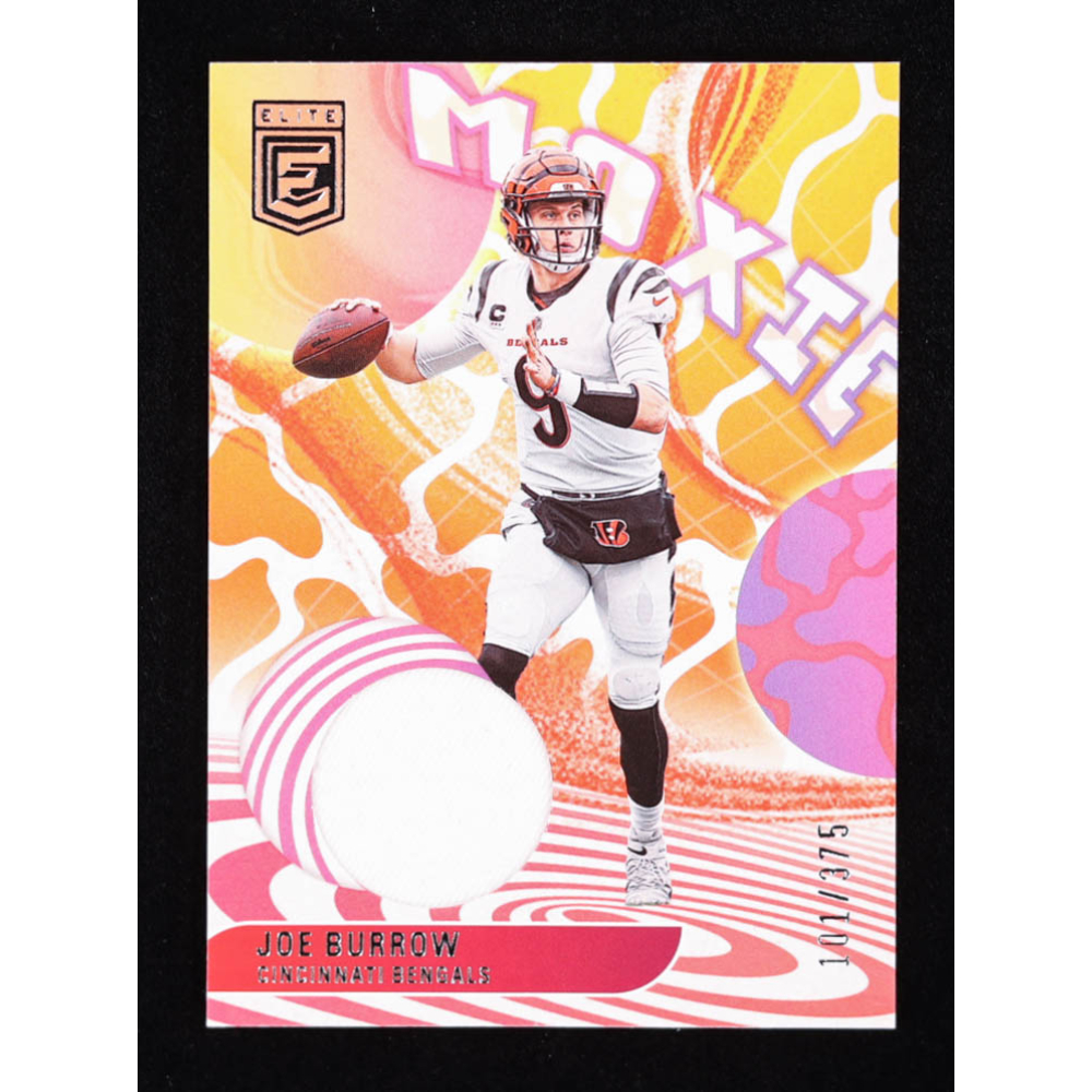 Joe Burrow 2023 Elite Moxie Jerseys #7 #101/375 at PristineAuction.com