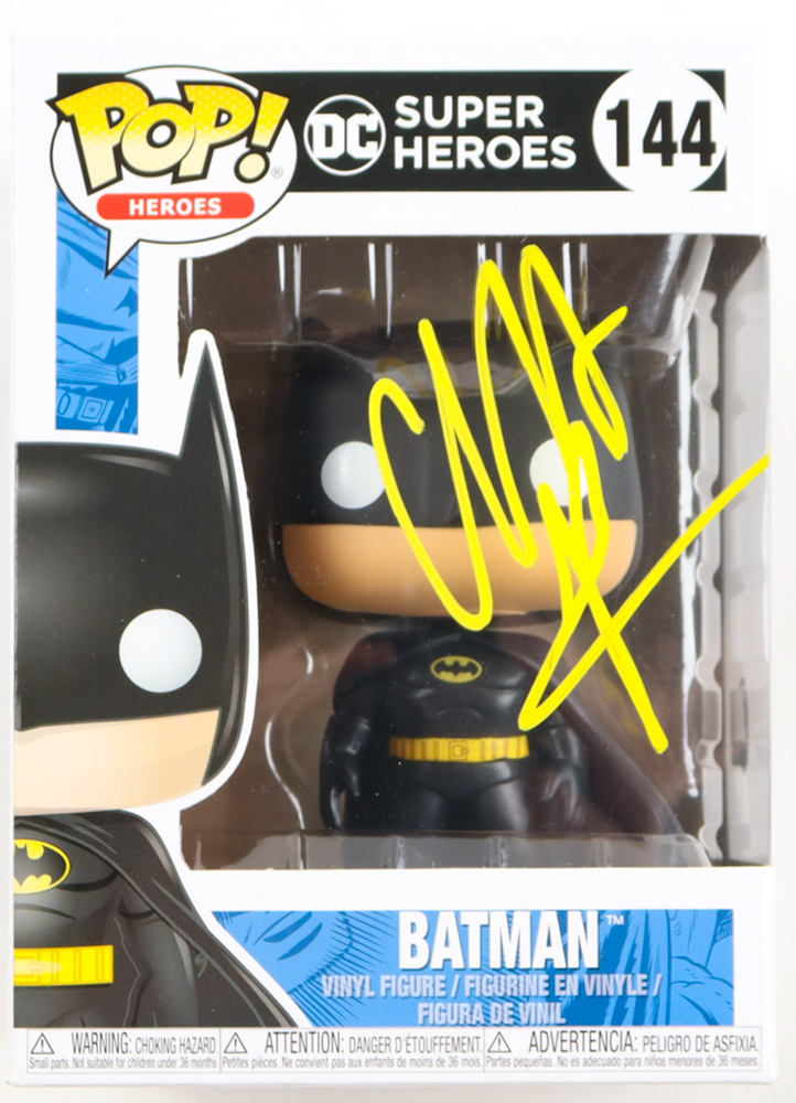 Christian Bale Signed "DC Super Heroes" #144 Batman Funko Pop! Vinyl Figure (Beckett) at PristineAuction.com Christian Bale Signed "DC Super Heroes" #144 Batman Funko Pop! Vinyl Figure (Beckett) at PristineAuction.com