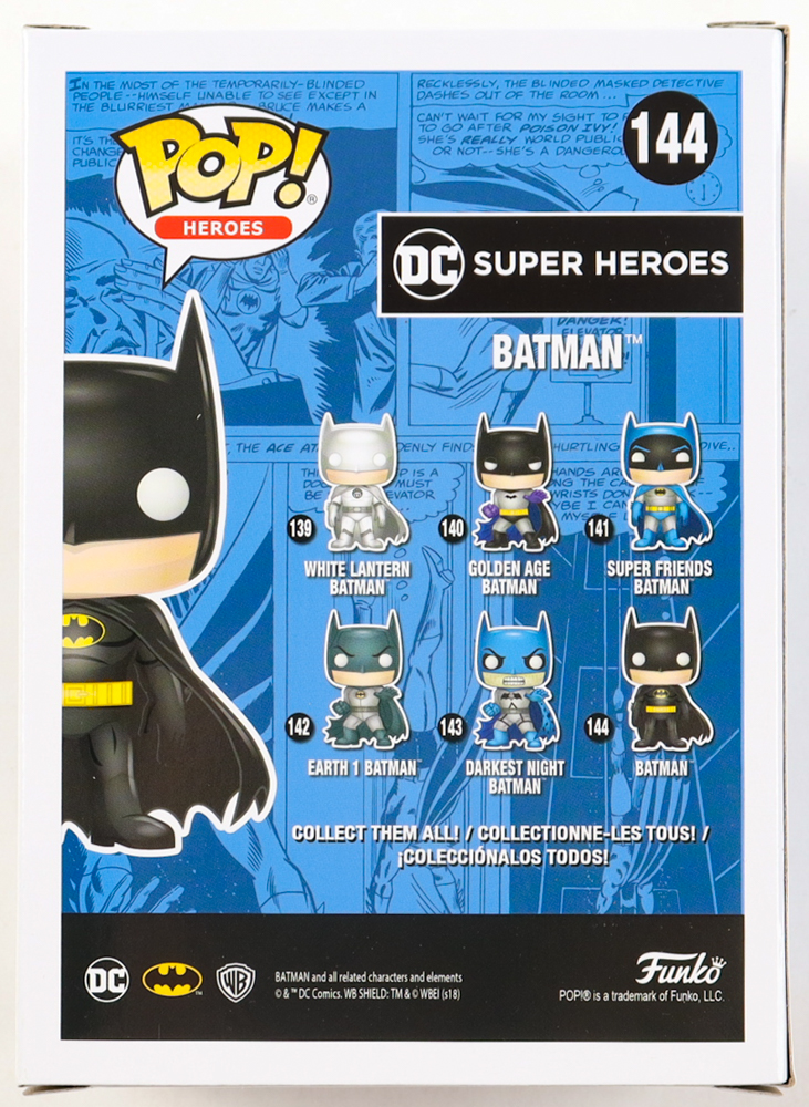 Christian Bale Signed "DC Super Heroes" #144 Batman Funko Pop! Vinyl Figure (Beckett) at PristineAuction.com Christian Bale Signed "DC Super Heroes" #144 Batman Funko Pop! Vinyl Figure (Beckett) at PristineAuction.com