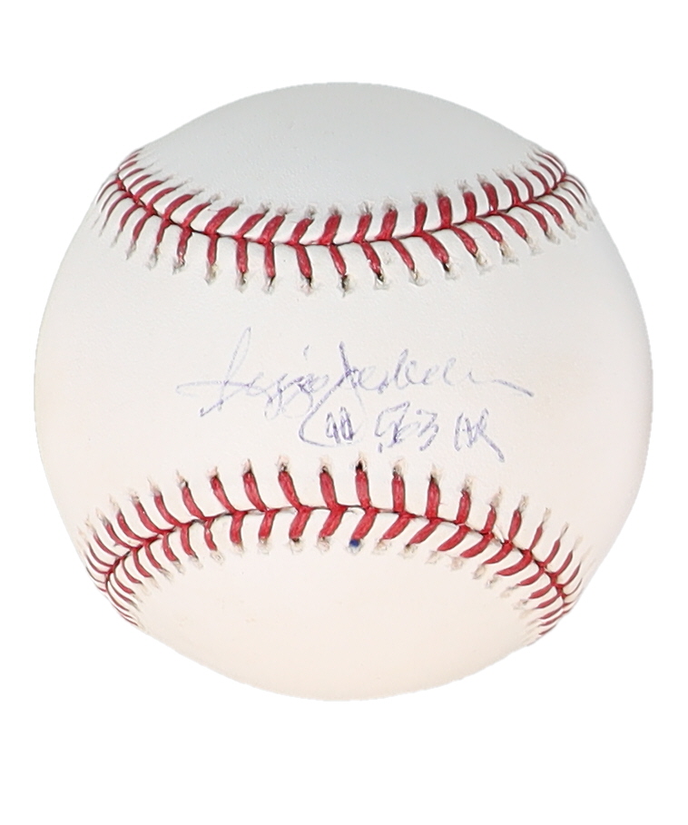 Reggie Jackson Signed OML Baseball Inscribed "563 HR" (Reggie Jackson) at PristineAuction.com Reggie Jackson Signed OML Baseball Inscribed "563 HR" (Reggie Jackson) at PristineAuction.com