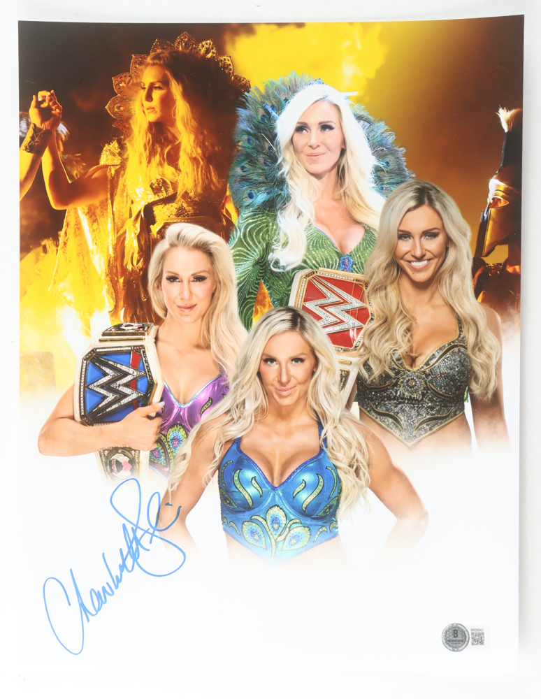 Charlotte Flair Signed WWE 11x14 Photo (Beckett) at PristineAuction.com Charlotte Flair Signed WWE 11x14 Photo (Beckett) at PristineAuction.com