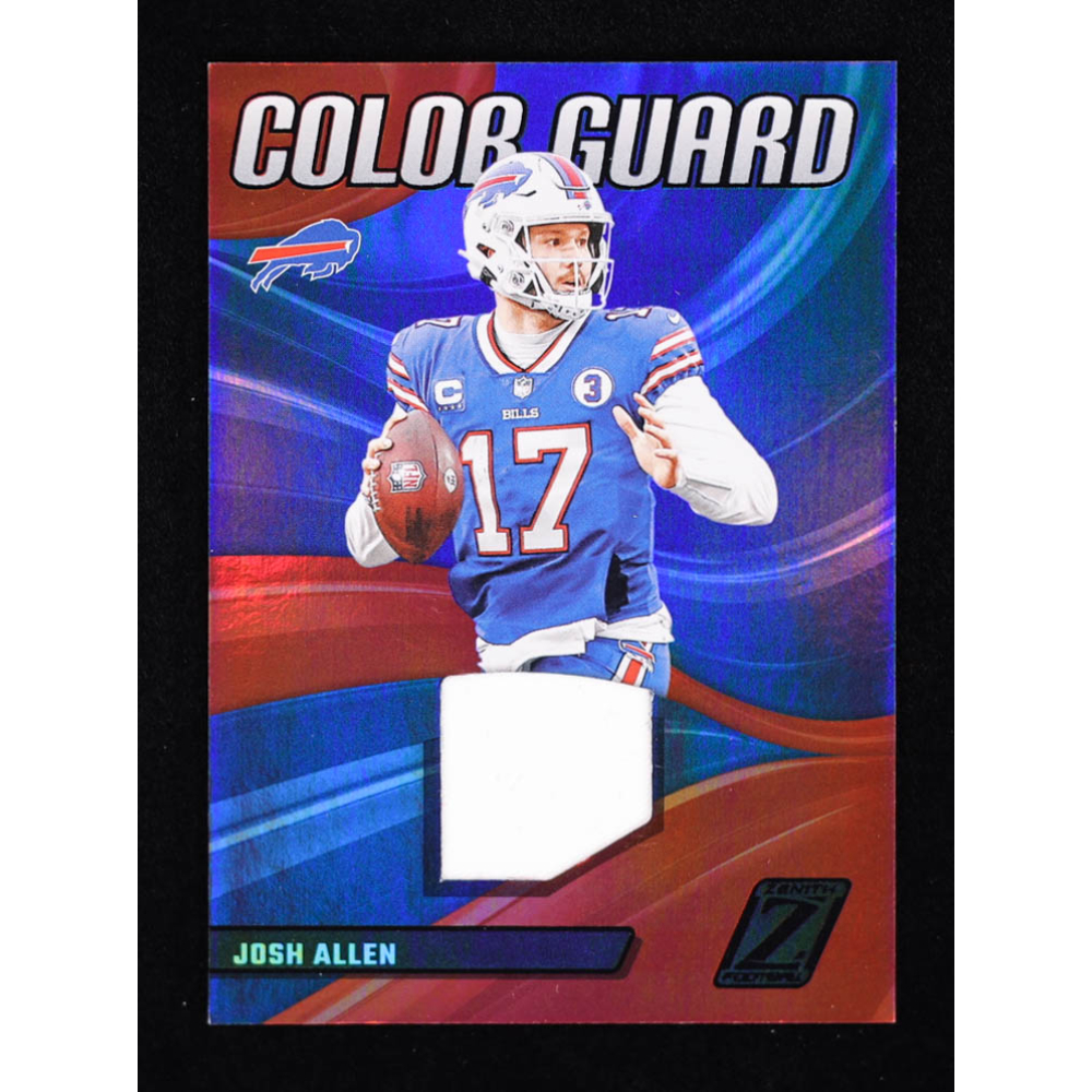 Josh Allen 2023 Zenith Color Guard Jerseys #3 at PristineAuction.com