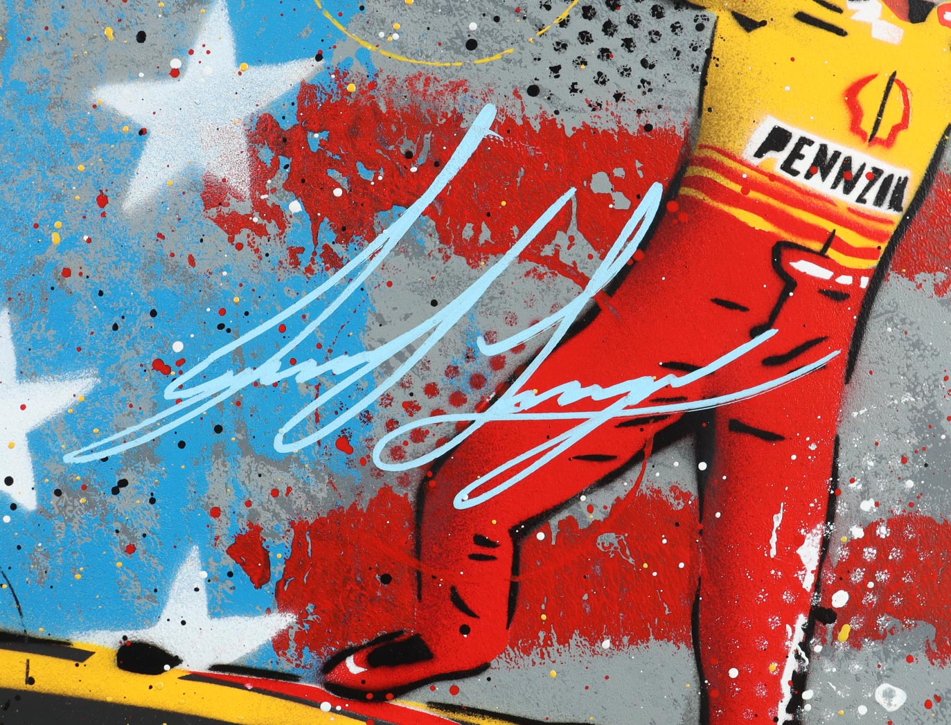 Joey Logano Signed NASCAR Original Painting by DRAutoART #1/1 (Pristine) at PristineAuction.com Joey Logano Signed NASCAR Original Painting by DRAutoART #1/1 (Pristine) at PristineAuction.com
